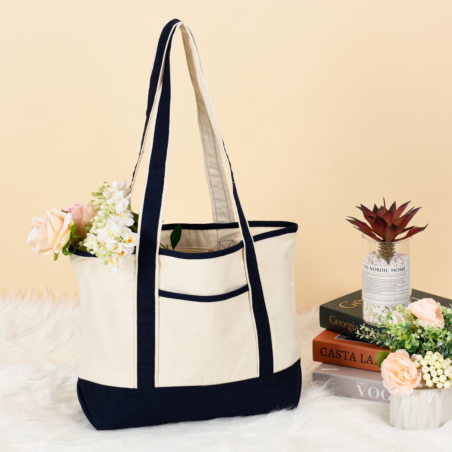 Medium Deluxe Cotton Tote Bag