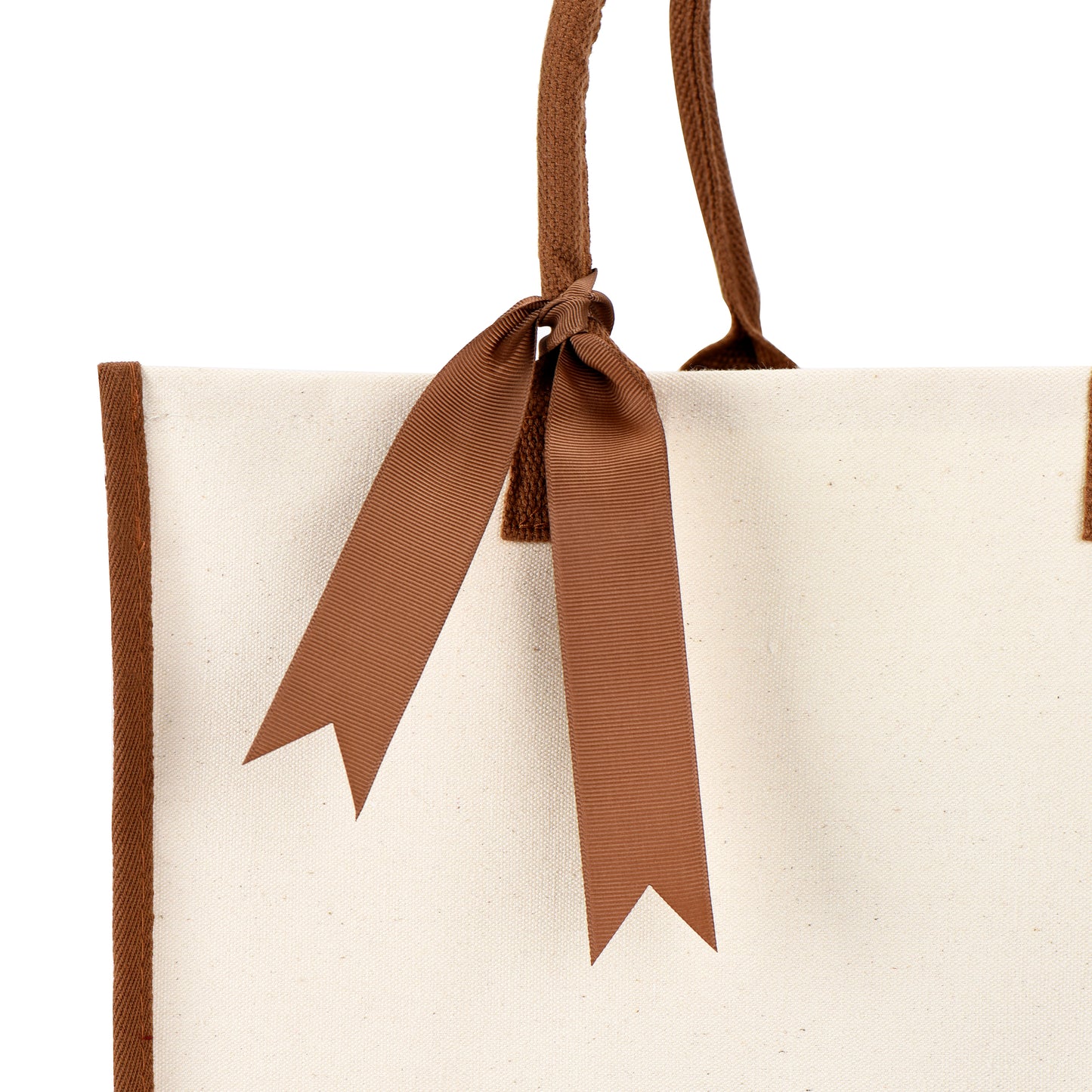 Wedding Tote Bag w/Bottom Board Support and Ribbon