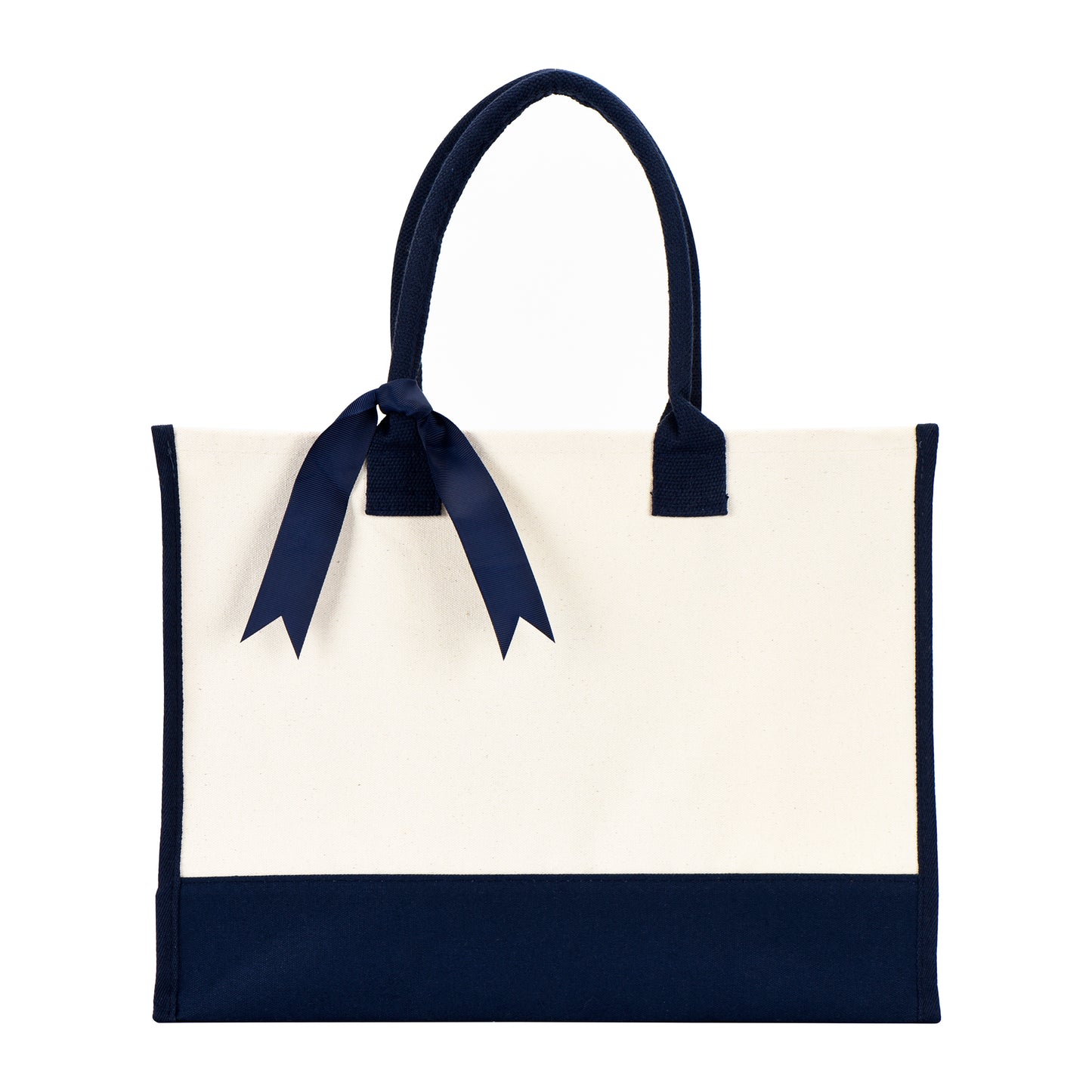 Wedding Tote Bag w/Bottom Board Support and Ribbon
