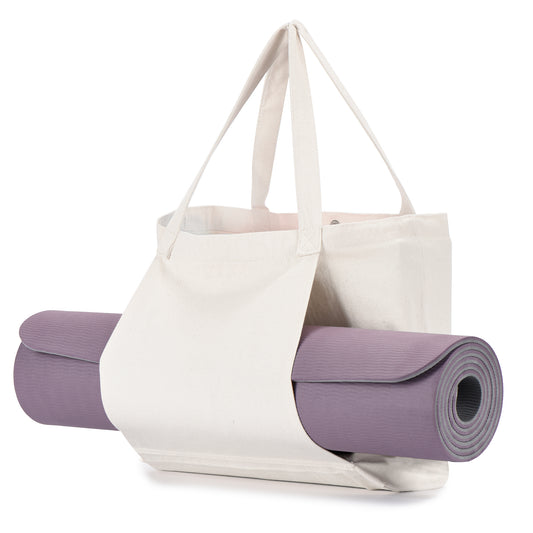 Yoga Mat Carrier Tote Bag with Inside Pocket