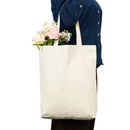 High Quality Promotional Cotton  Tote Bags w/ Gusset