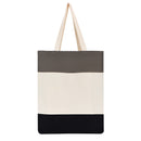 Tri-Color Cotton Tote Bag