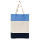 Tri-Color Cotton Tote Bag