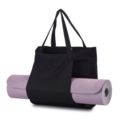 Yoga Mat Carrier Tote Bag with Inside Pocket