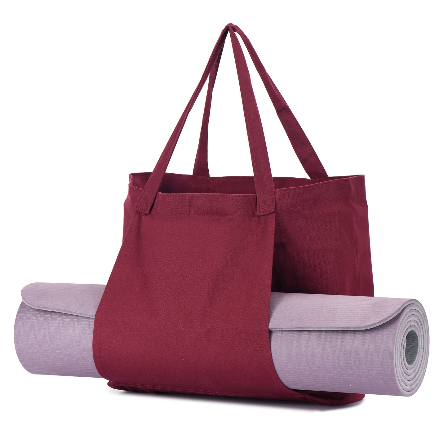 Yoga Mat Carrier Tote Bag with Inside Pocket