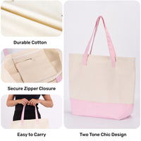 Two Color Tote Bag