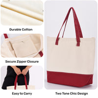 Two Color Tote Bag