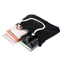 Beach Tote Bag With Rope Handles and Inner Pocket