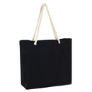 Beach Tote Bag With Rope Handles and Inner Pocket